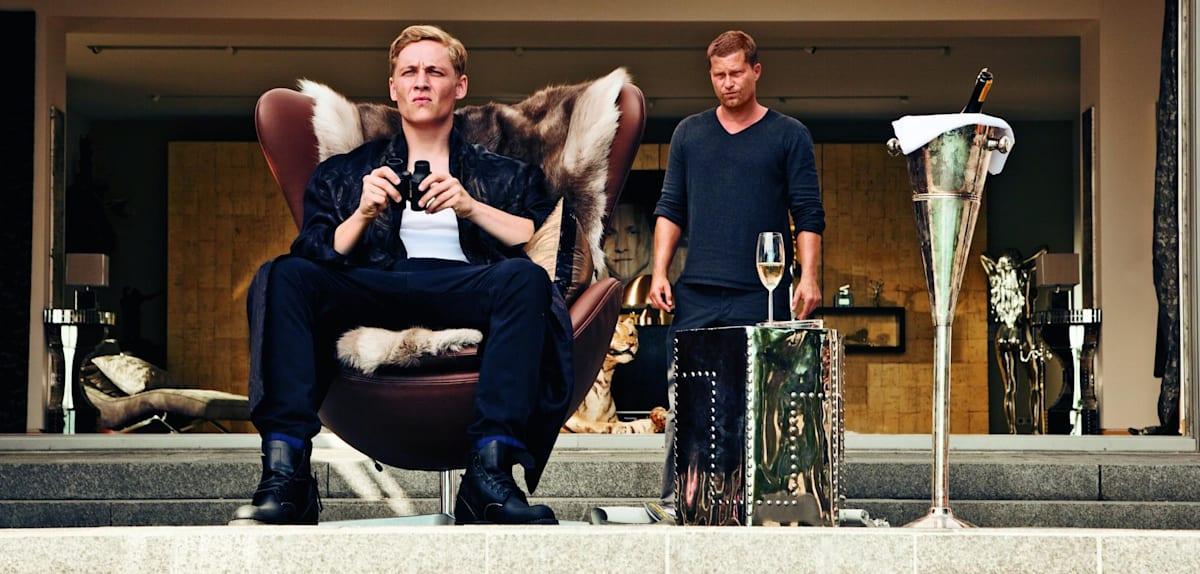 Til Schweiger und Matthias Schweighöfer als Produzenten, Besprechung am Set