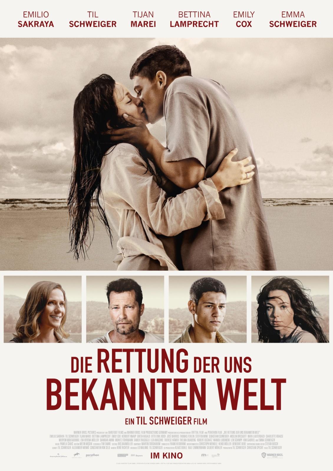 Til Schweiger im intensiven Gespräch als Vater Hardy im Film "Die Rettung der uns bekannten Welt", eine Szene, die seine emotionale Tiefe zeigt.
