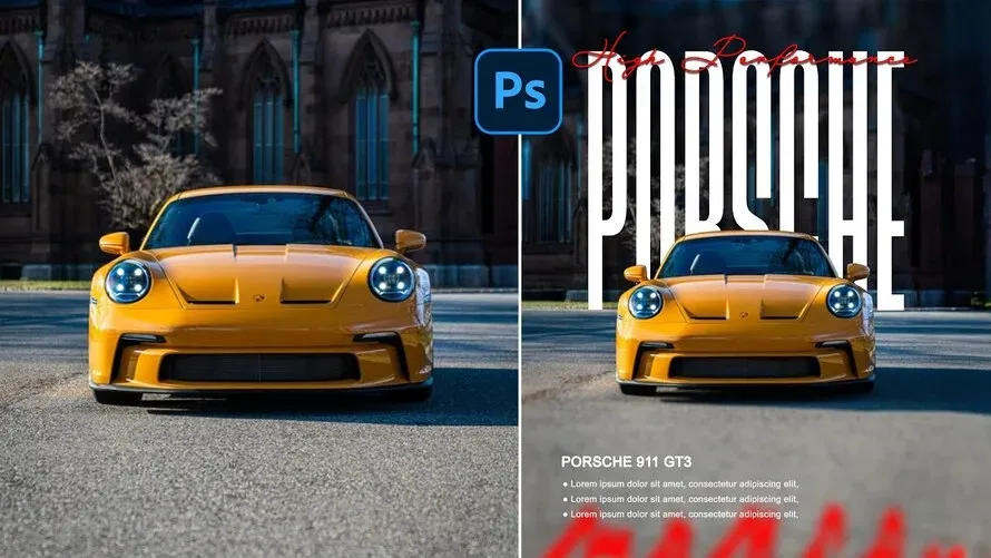 Trendiges Autodesign in Photoshop erstellen