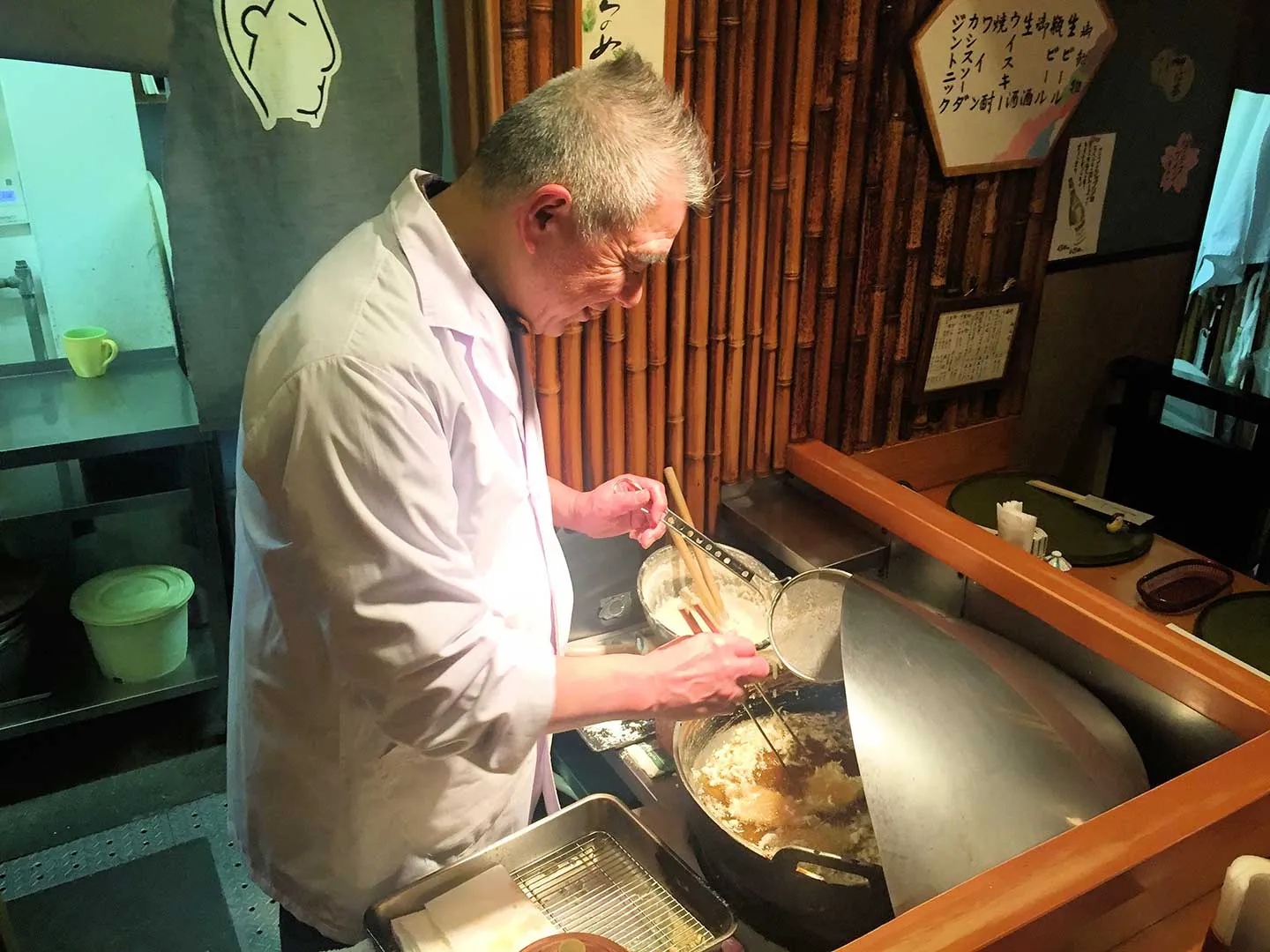 Typische japanische Nudelsuppe