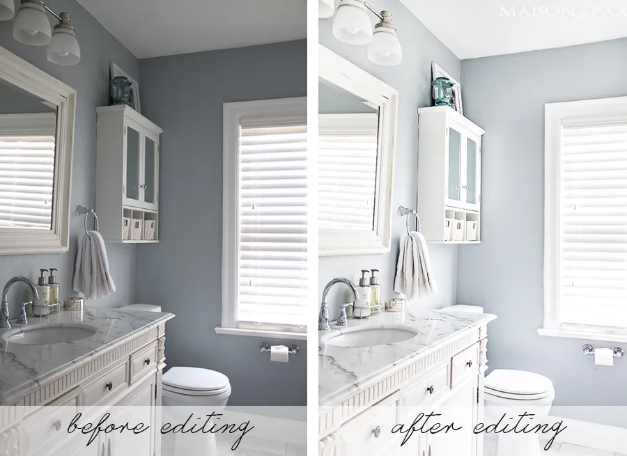 Umfassender Vorher/Nachher-Vergleich der Bildbearbeitung