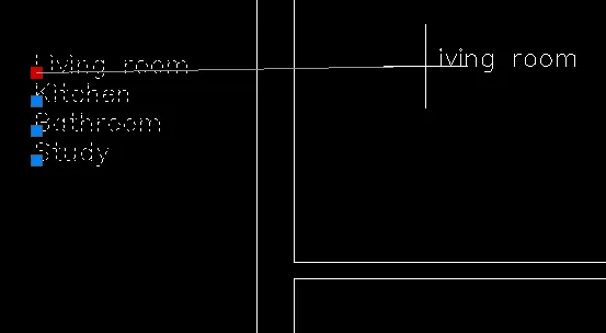 Verschieben von einzeiligen Textelementen