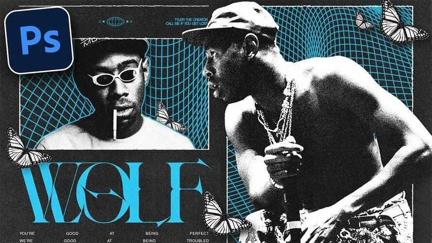 Wahnsinniges Brutalismus-Poster in Photoshop gestalten