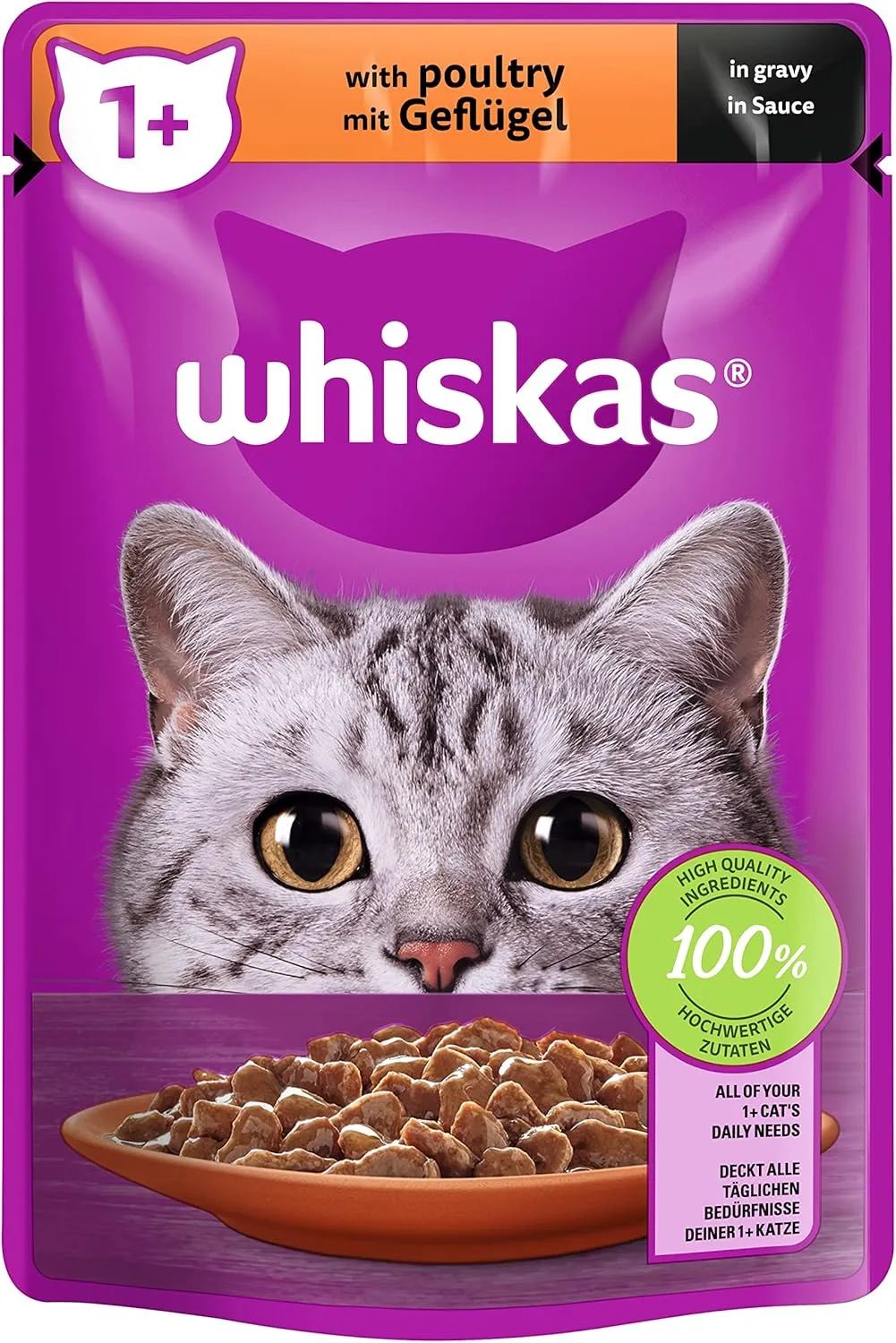 Whiskas Geflügel in Sauce Katzenfutter