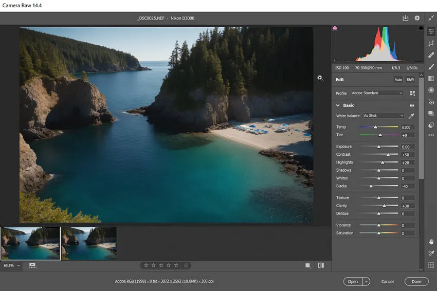 Wie man Bilder in Photoshop mit KI hochskaliert