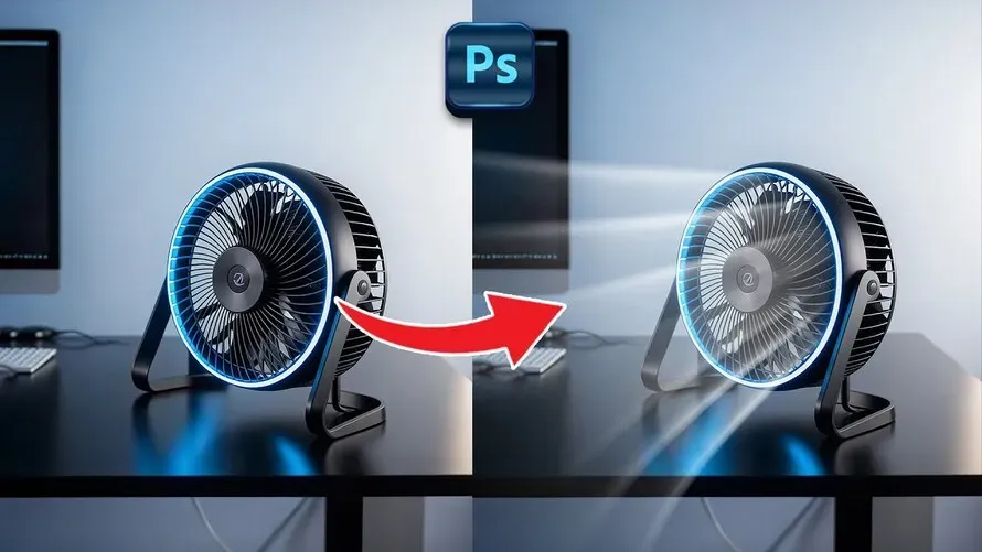 Windeffekt in Photoshop für Anfänger erstellen