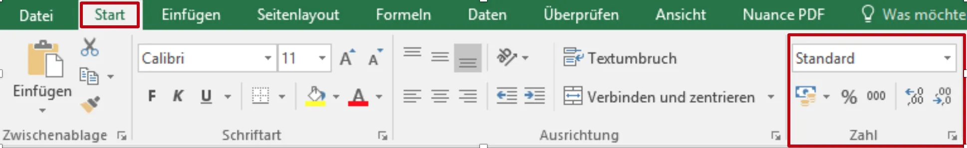 Zahlen formatieren in Excel