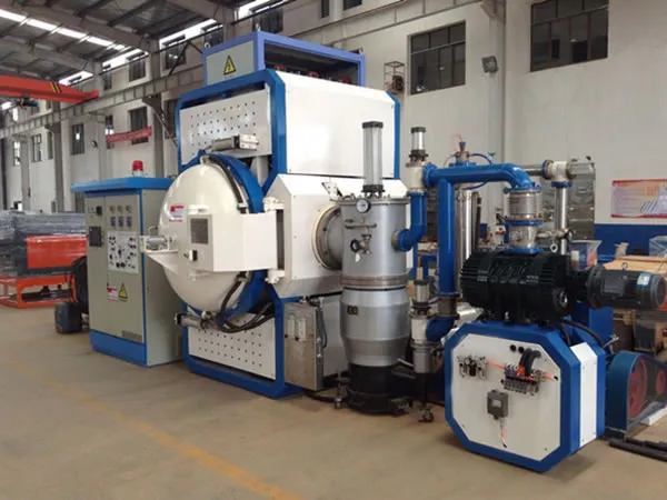 Ein Vakuumofen zum Sintern von 3D-gedruckten Metallteilen.