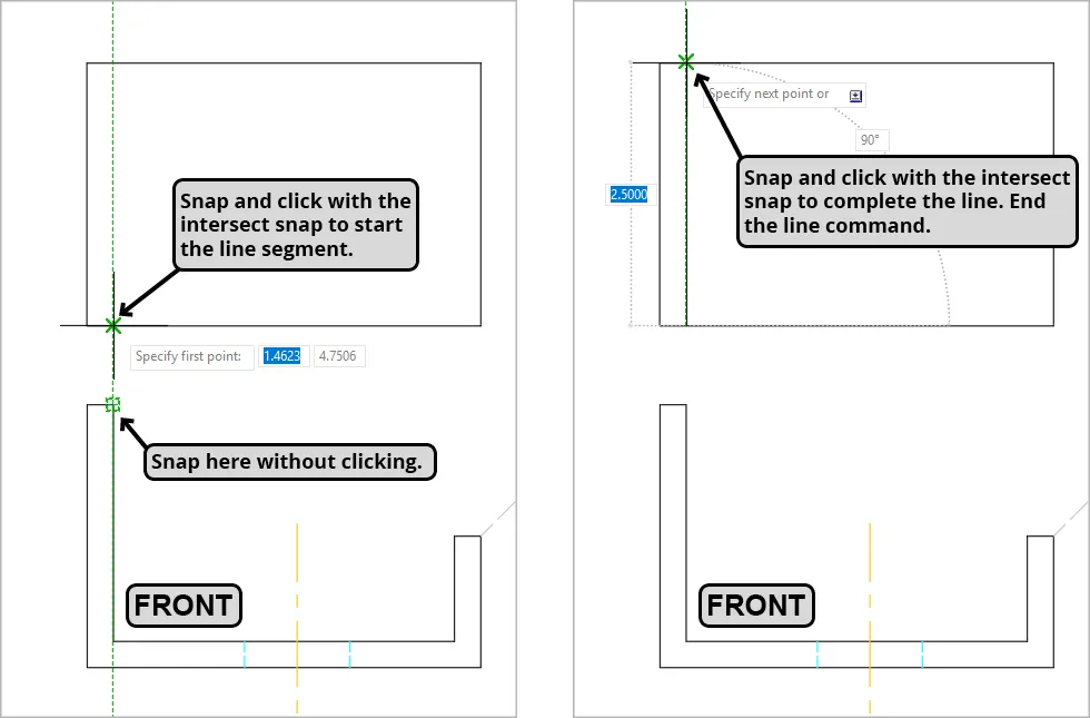 Objektverfolgung Schritte 9 und 8