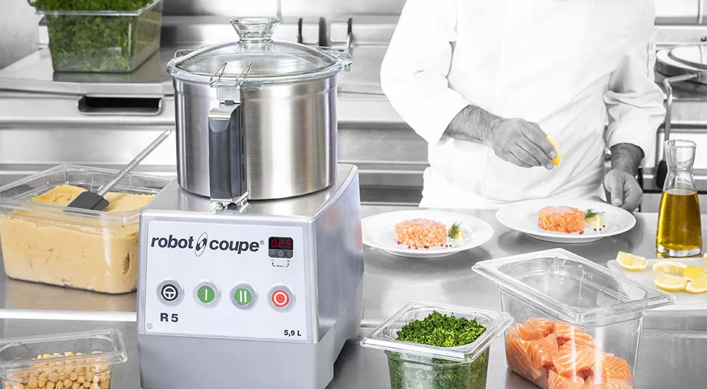 Robot-Coupe Küchengeräte im Einsatz